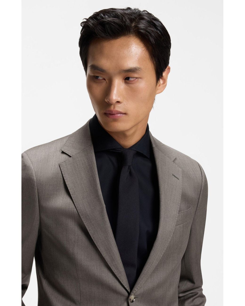 Boss One Slim-Fit Colbert in het Black voor heren