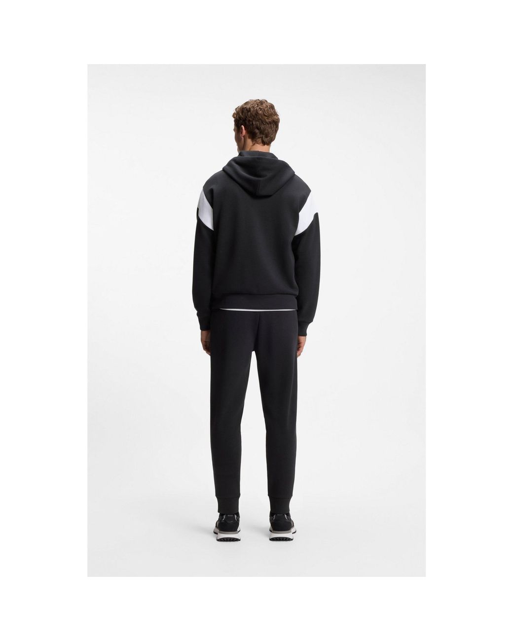 Boss Black Regular-Fit Zip-Up Sweatshirt for men