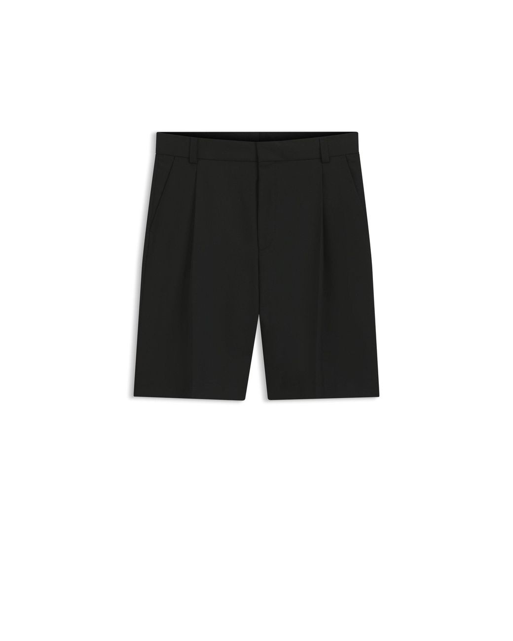 HUGO Black Relaxed-Fit Shorts for men