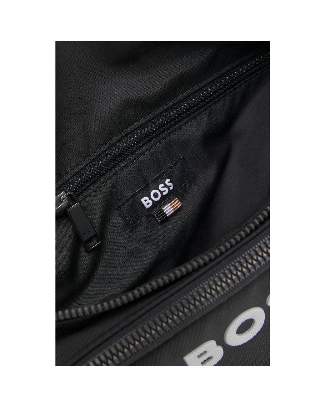 Boss Black Belt Bag for men
