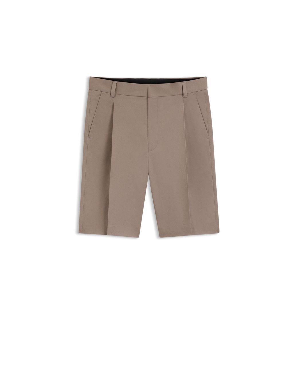 HUGO Natural Relaxed-Fit Shorts for men