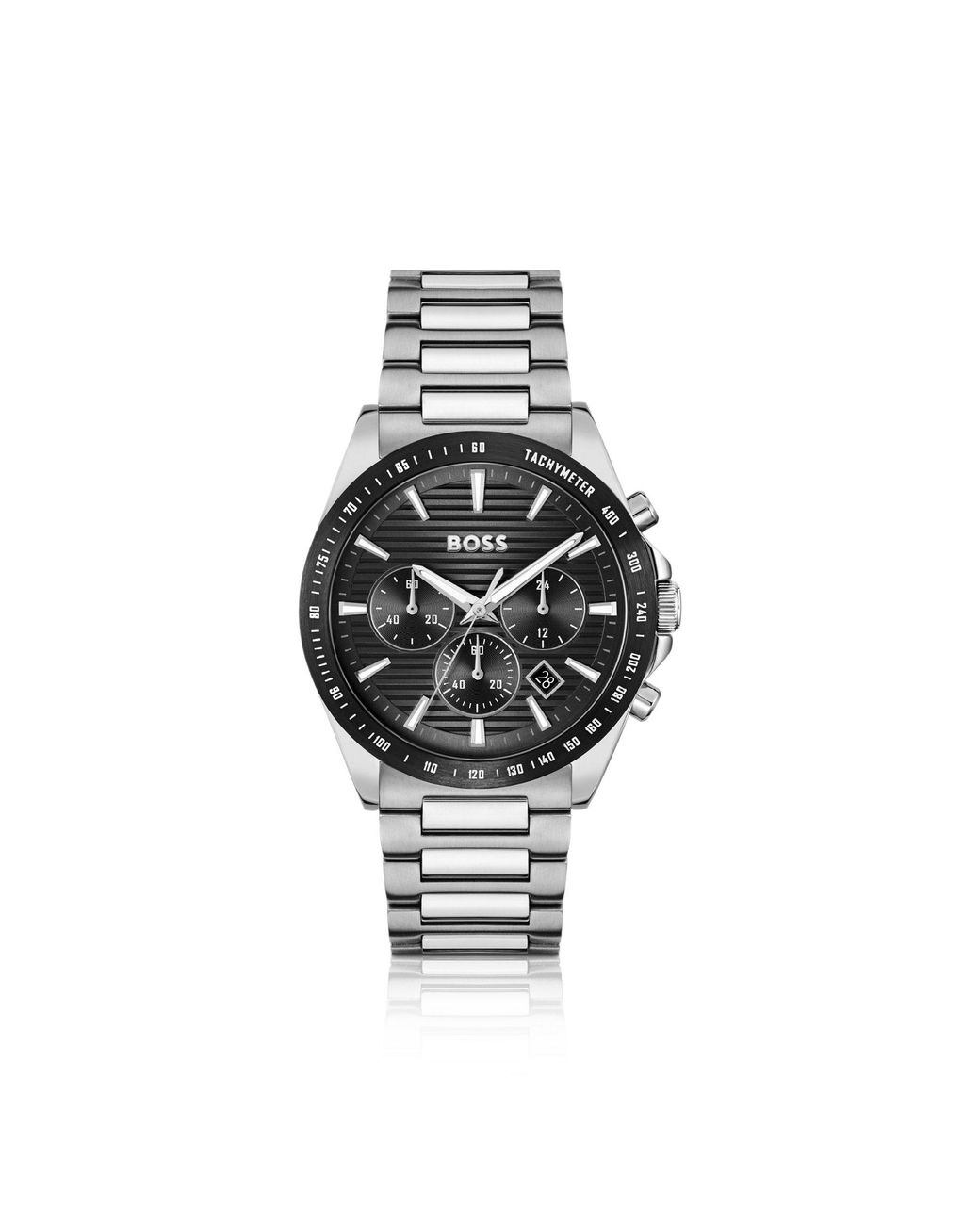Boss Metallic Strike Stainless-Steel Watch for men