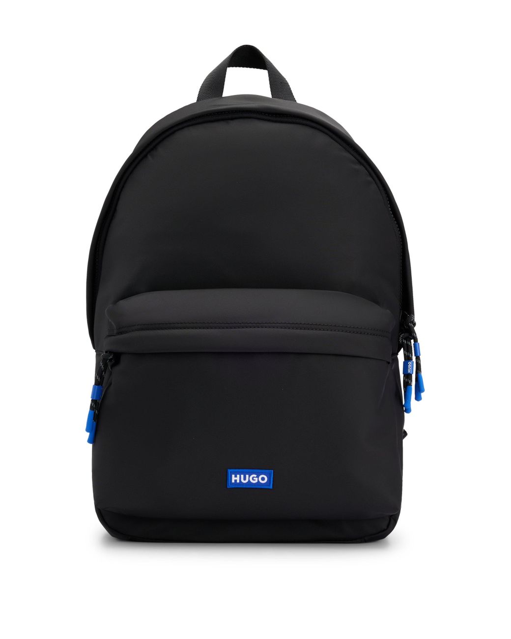 HUGO Twill Backpack With Logo Label in Black for Men | Lyst