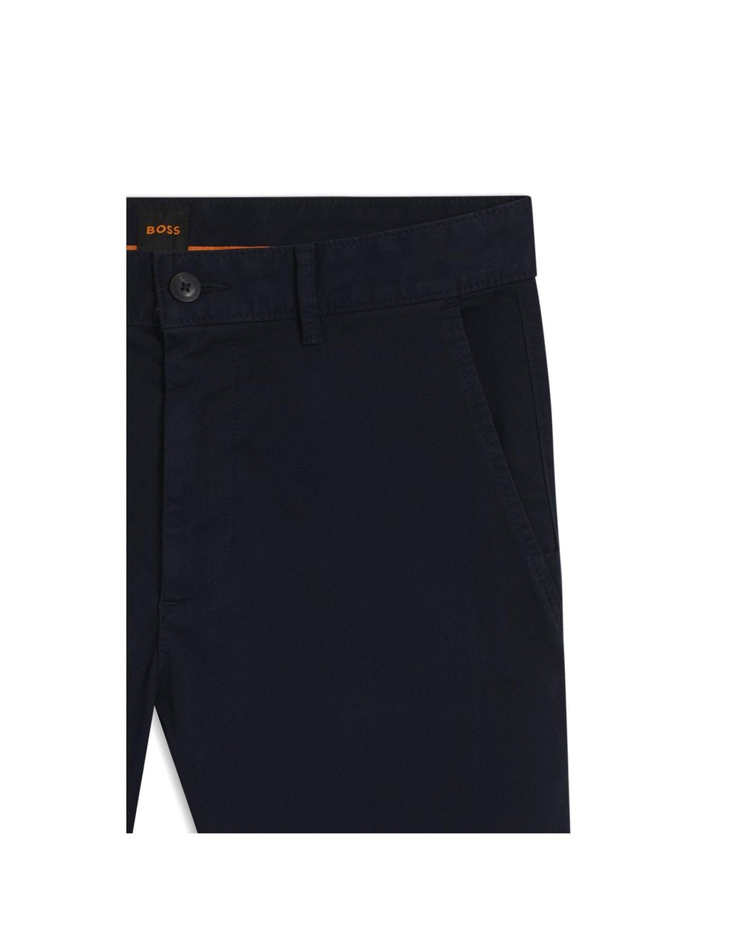 Boss Blue Slim-Fit Chinos for men