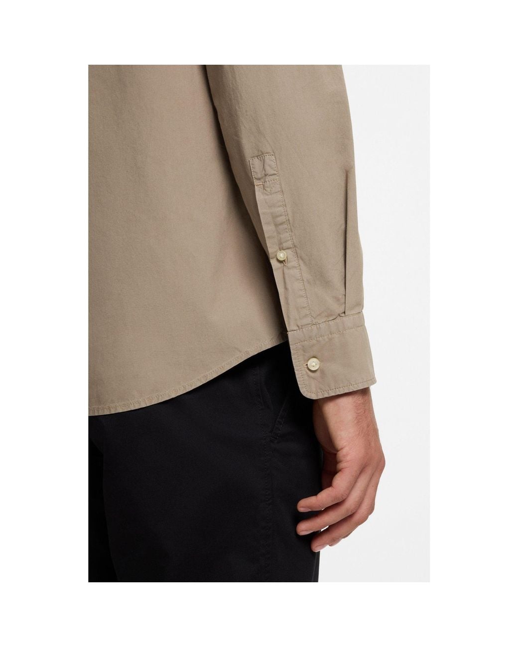 Boss Natural Regular-Fit Cotton Shirt for men