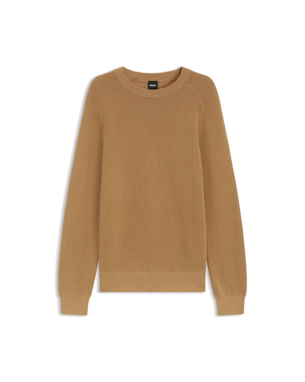 Boss Natural Knitted Sweater for men