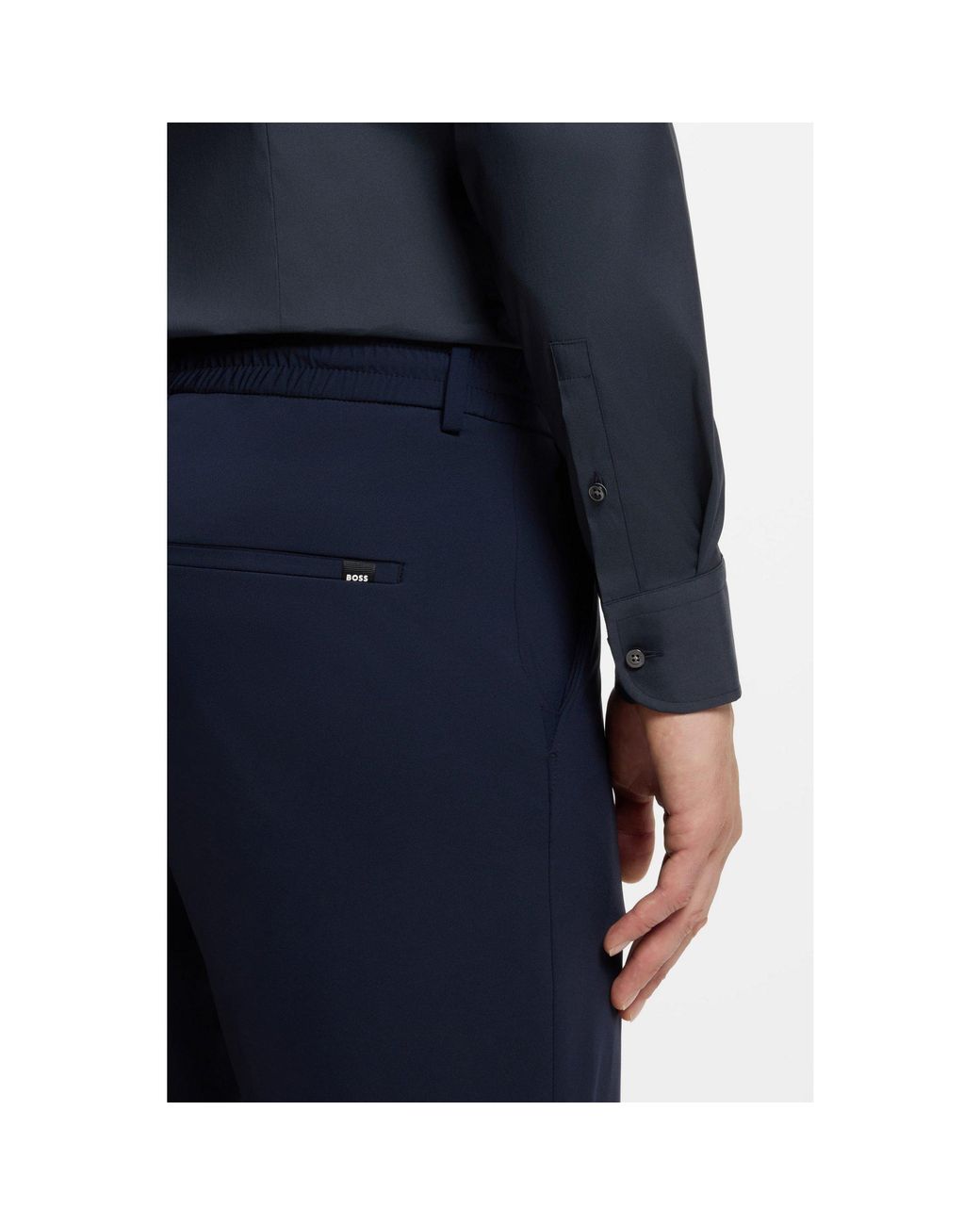 Boss Blue Slim-Fit Shirt for men