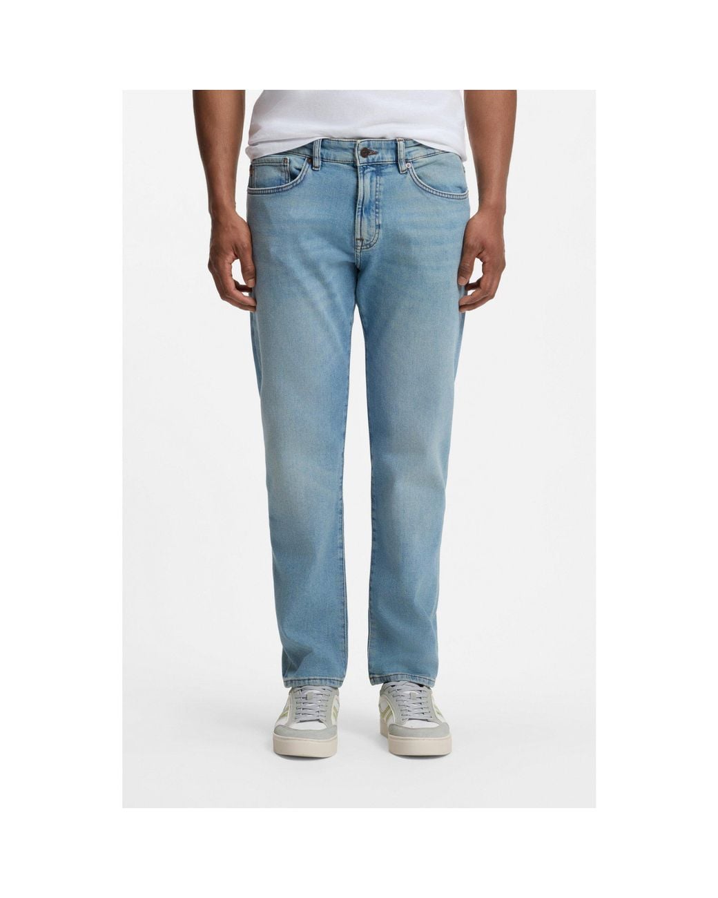Boss Blue Maine Regular-Fit Jeans for men