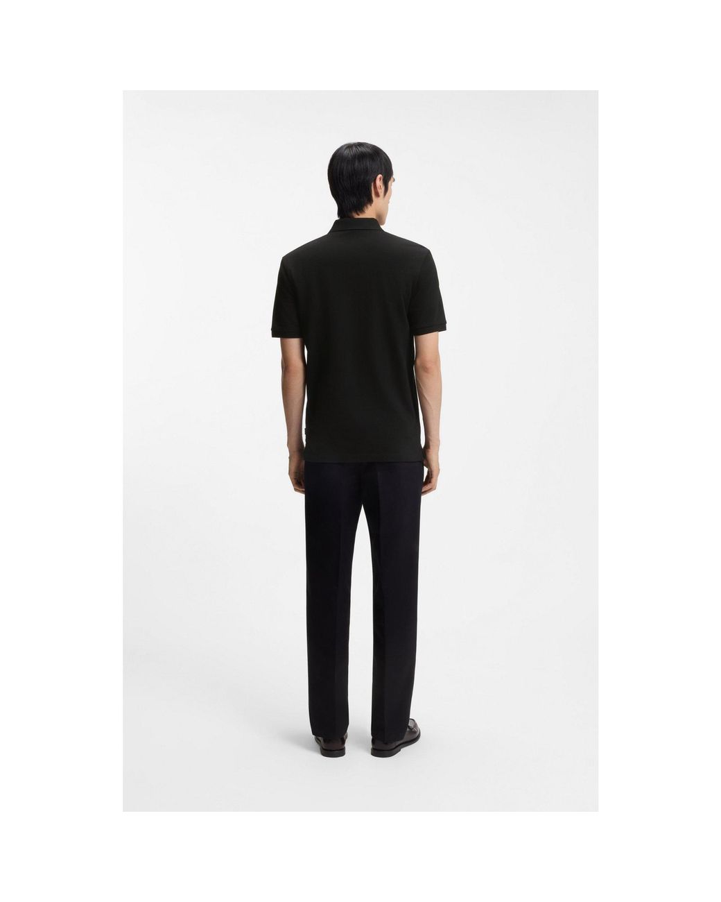 Boss Black Year Of The Horse Cotton-Piqué Polo Shirt With Logo Artwork for men