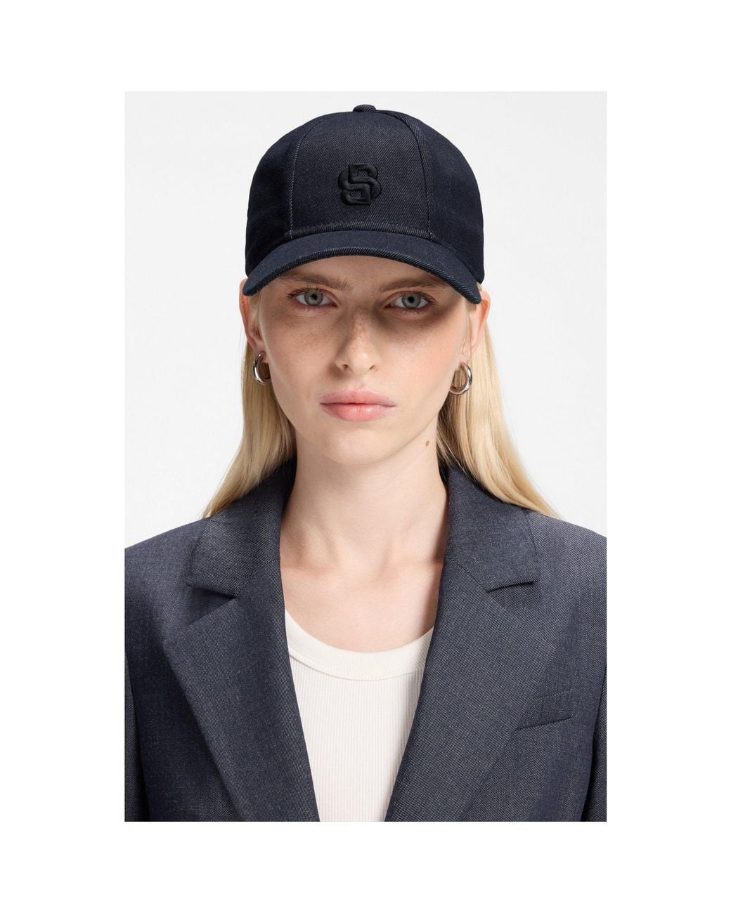 Boss Blue Double-B Cotton Cap