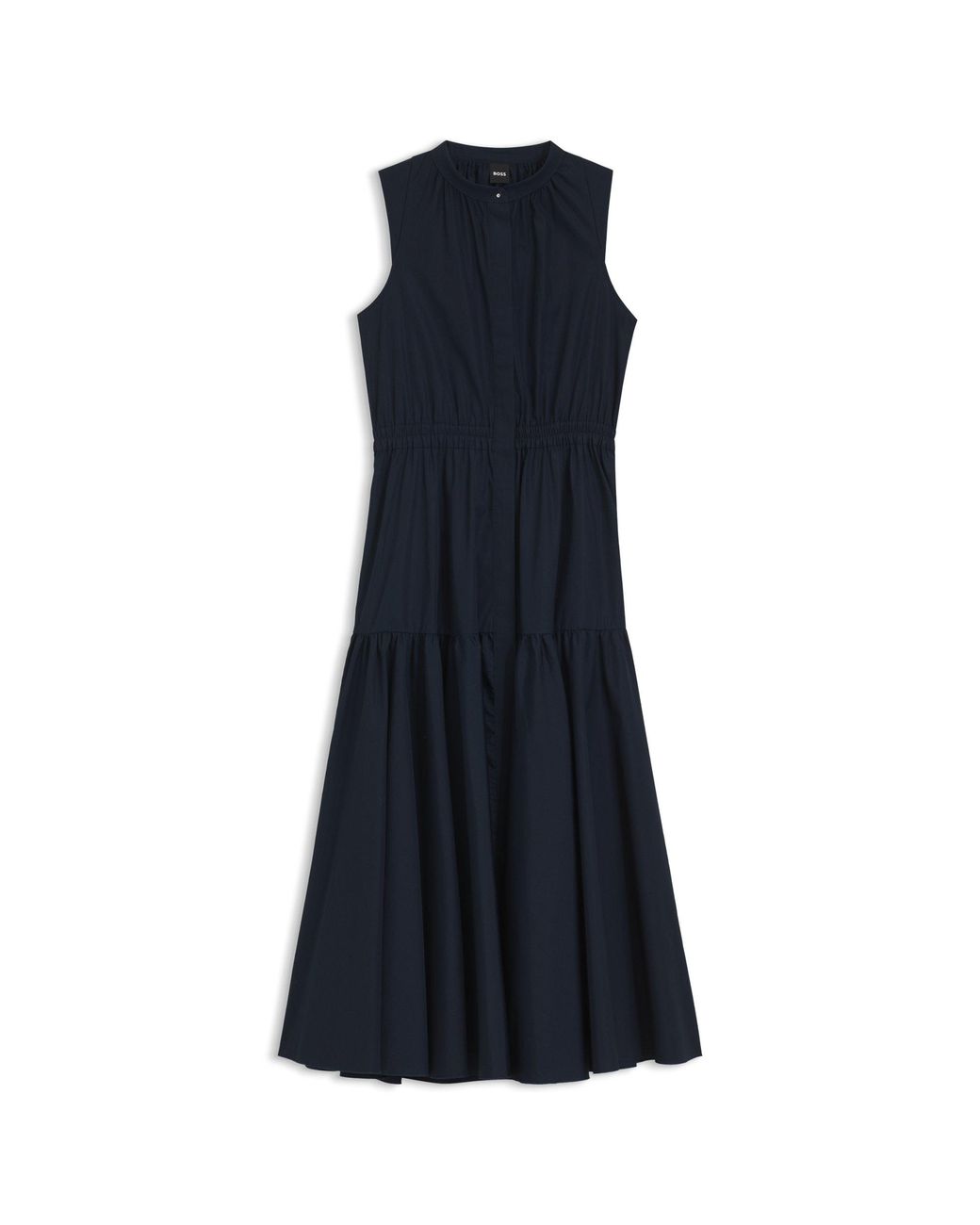 Boss Blue Sleeveless Dress