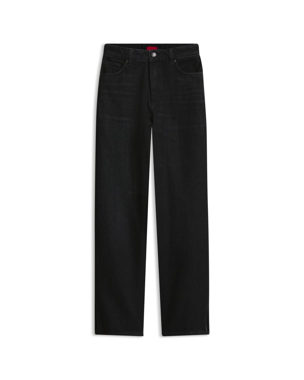 HUGO Black Straight-Fit Jeans