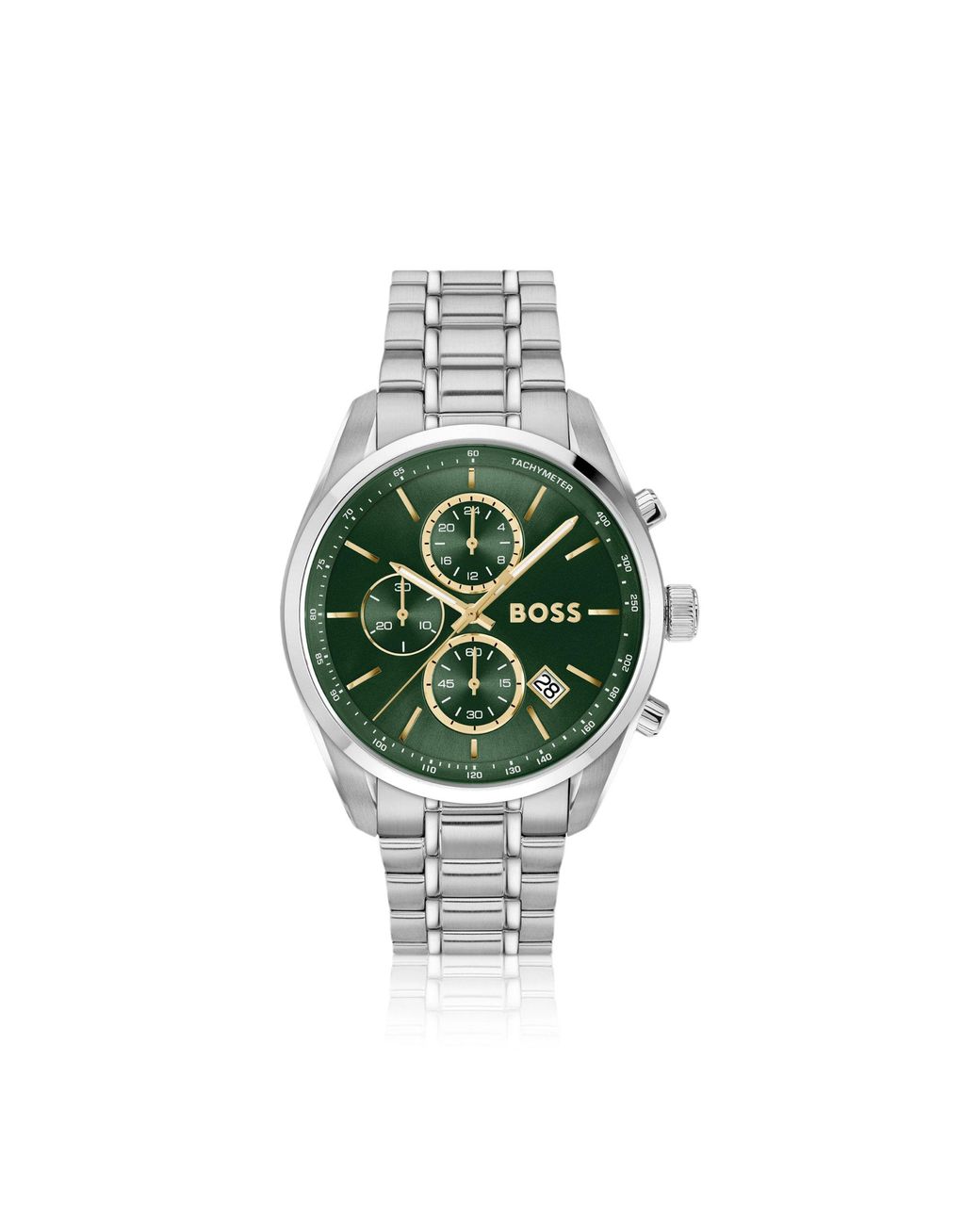 Boss Green Grand Prix 44 Stainless-Steel Watch for men