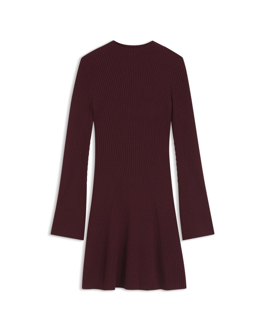 Boss Red Ribbed Slim-Fit Dress