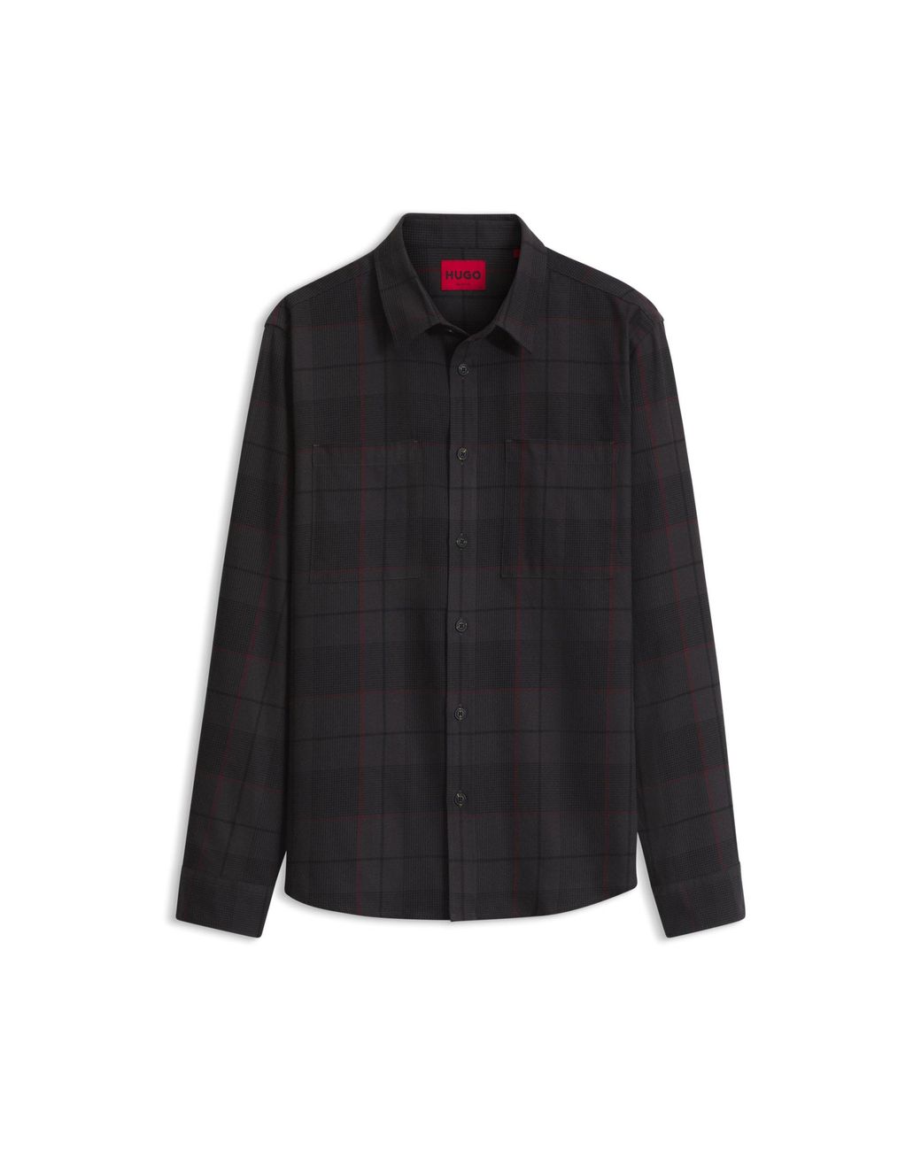 HUGO Black Relaxed-Fit Shirt for men