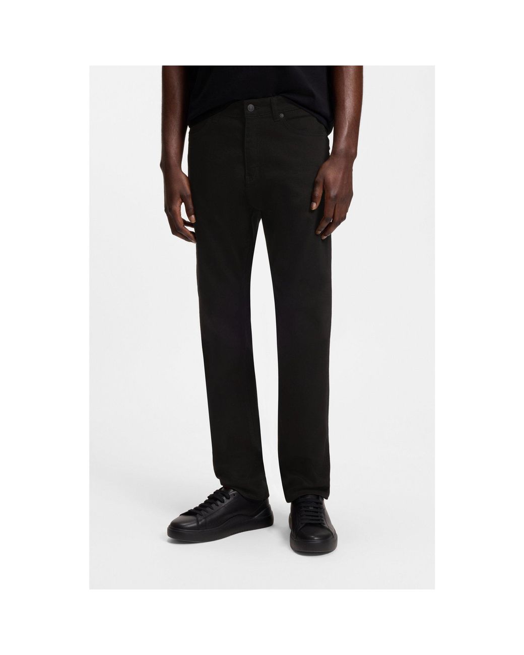 HUGO Black Slim-Fit Jeans for men