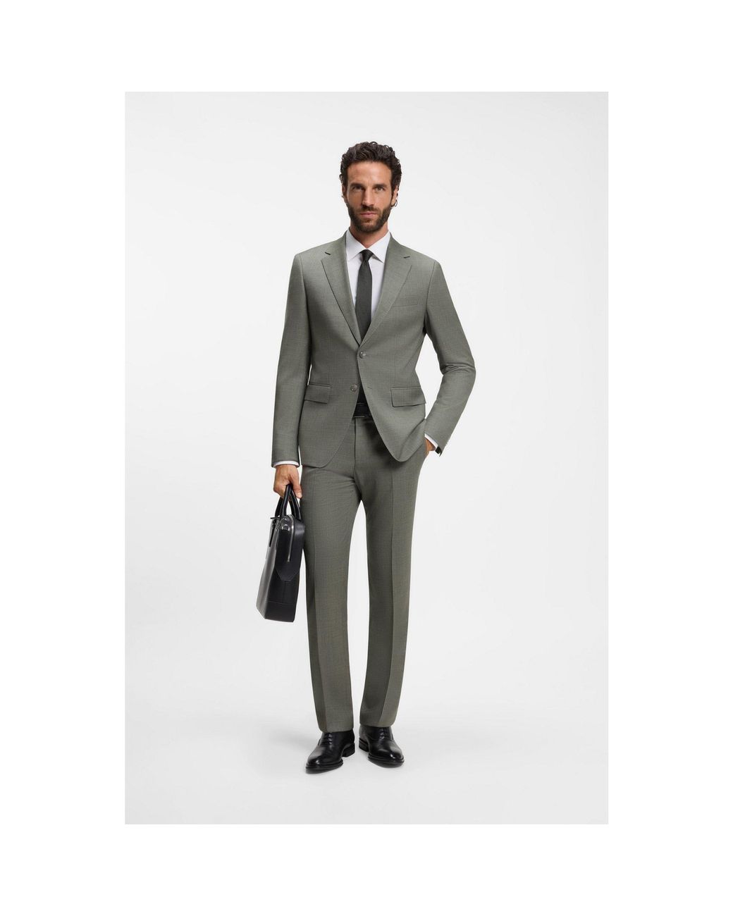 Boss Green Two-Piece Slim-Fit Suit for men