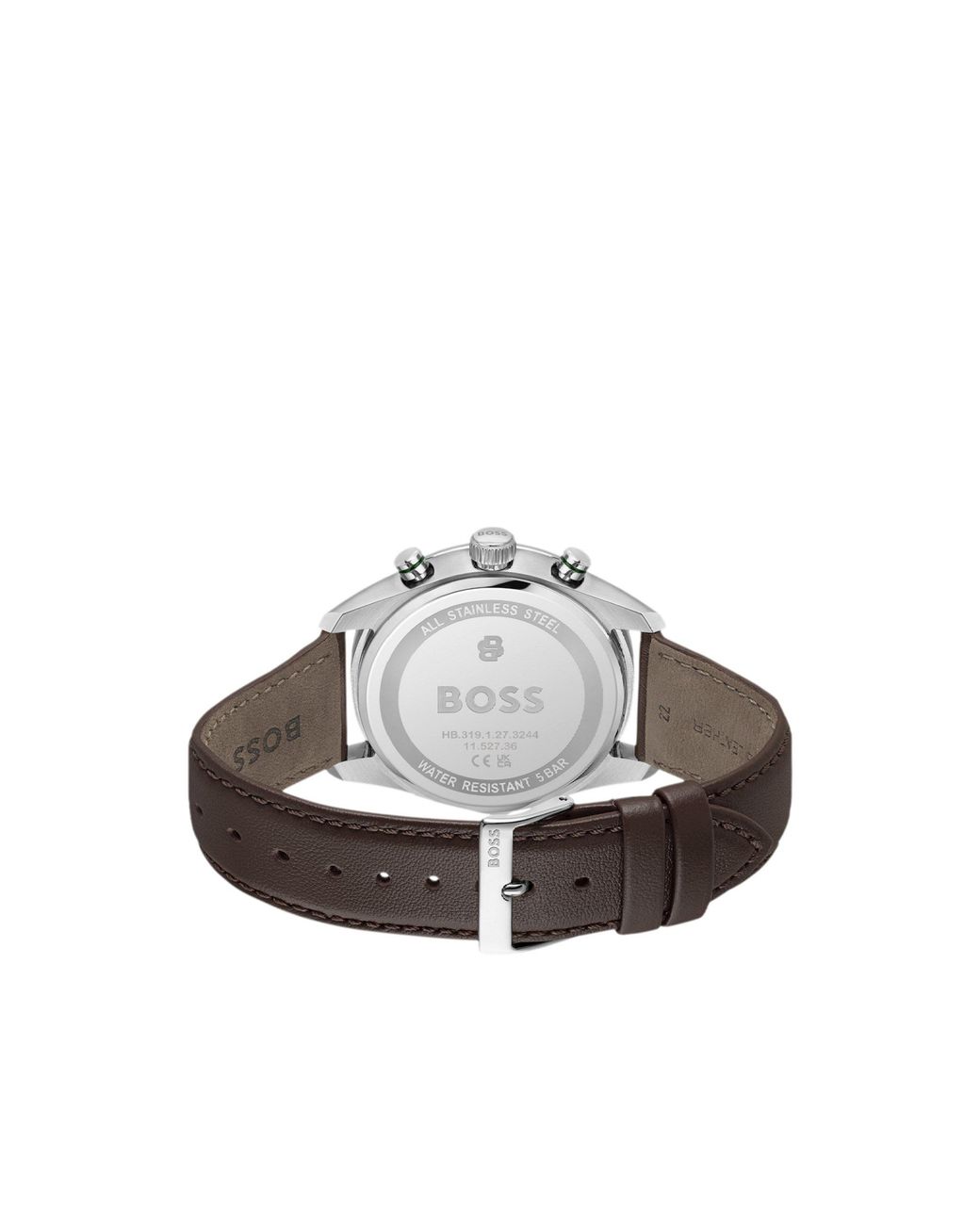 Boss Green Grand Prix Vitesse-Dial Watch With Perforated Strap for men