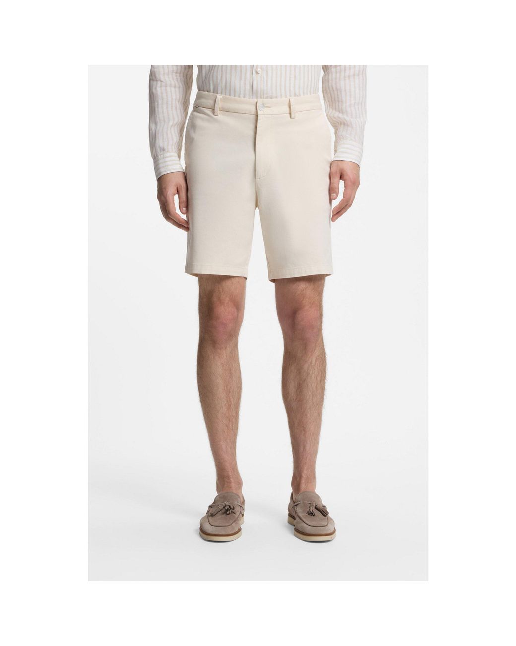 Boss Natural Modern-Fit Shorts for men