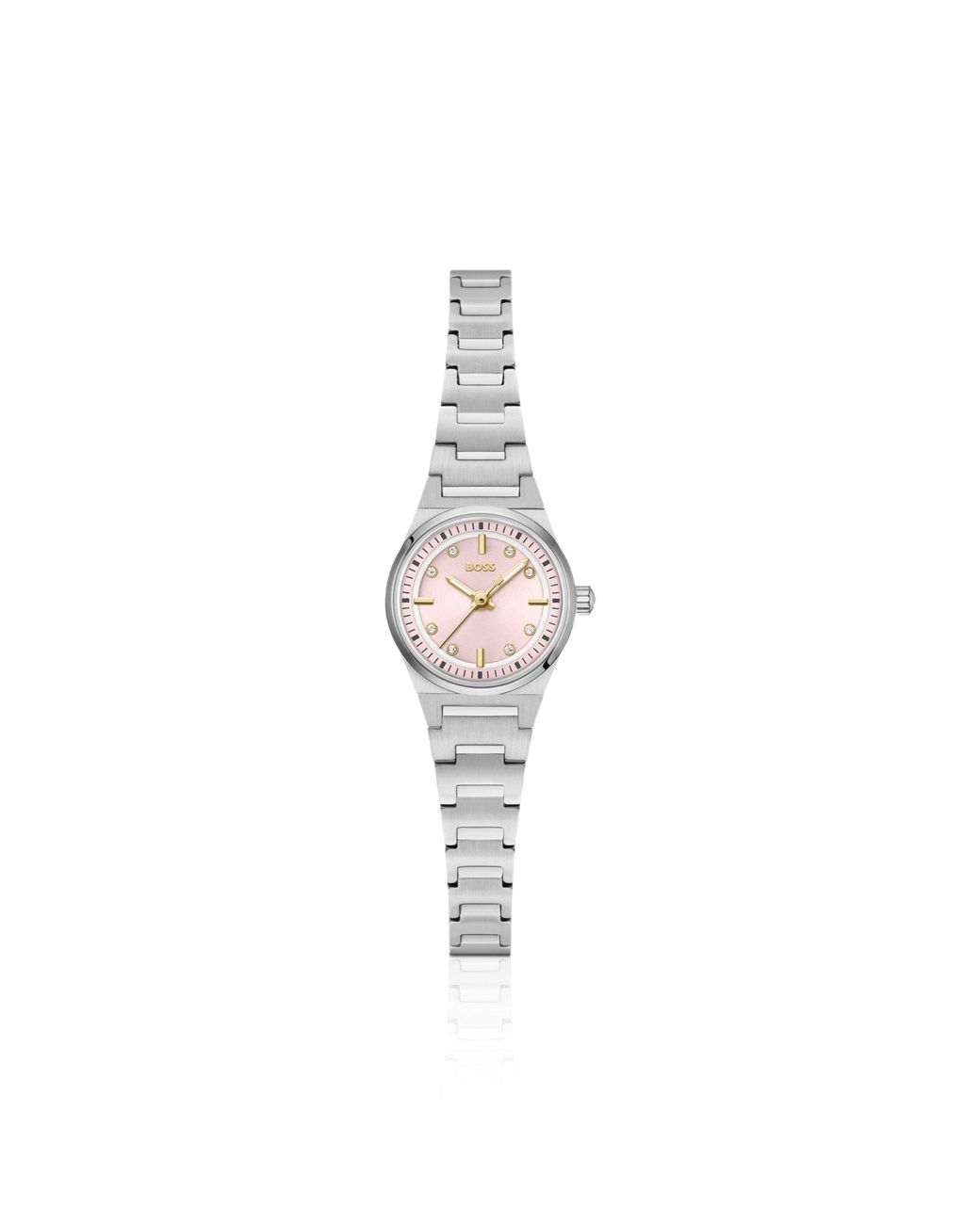 Boss Metallic Candor Gracey Watch With Crystal-Accented Dial