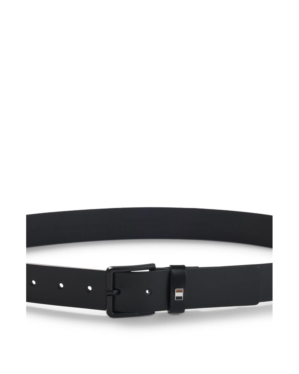Boss Ledergürtel in Black für Herren