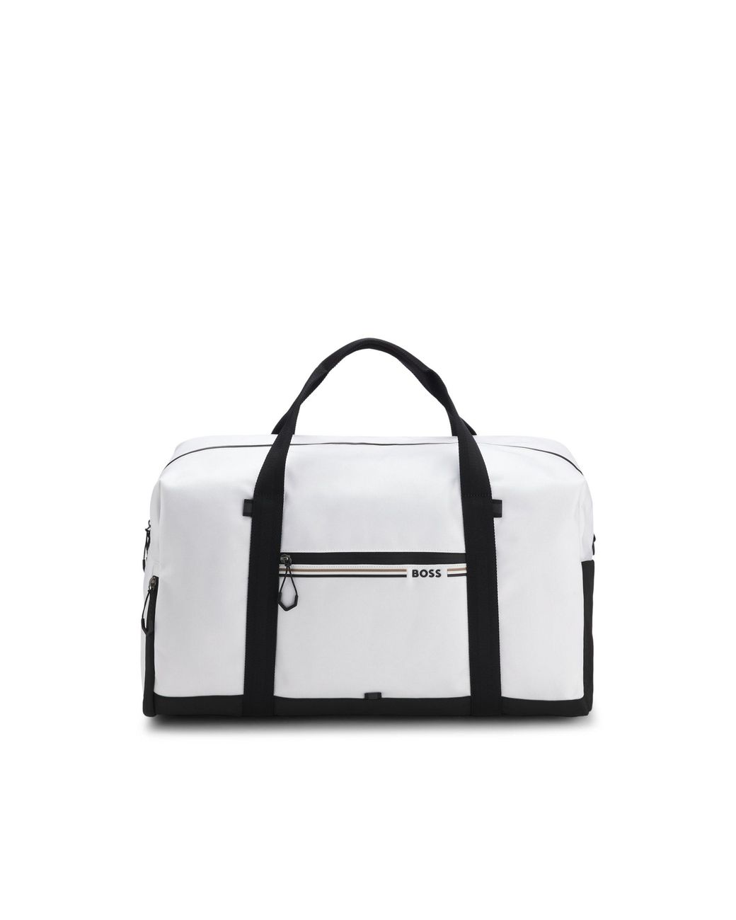 Boss White Holdall for men