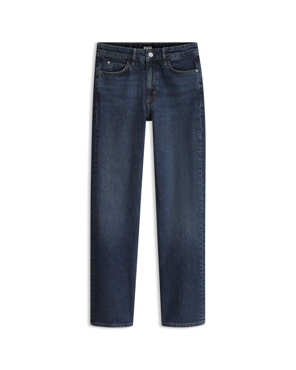 Boss Blue Straight-Fit Jeans