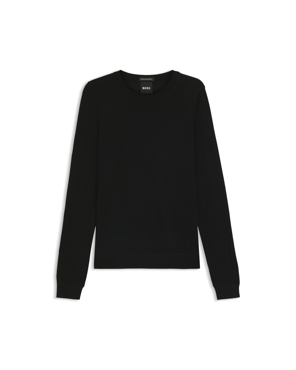Boss Black Slim-Fit Crew-Neck Sweater
