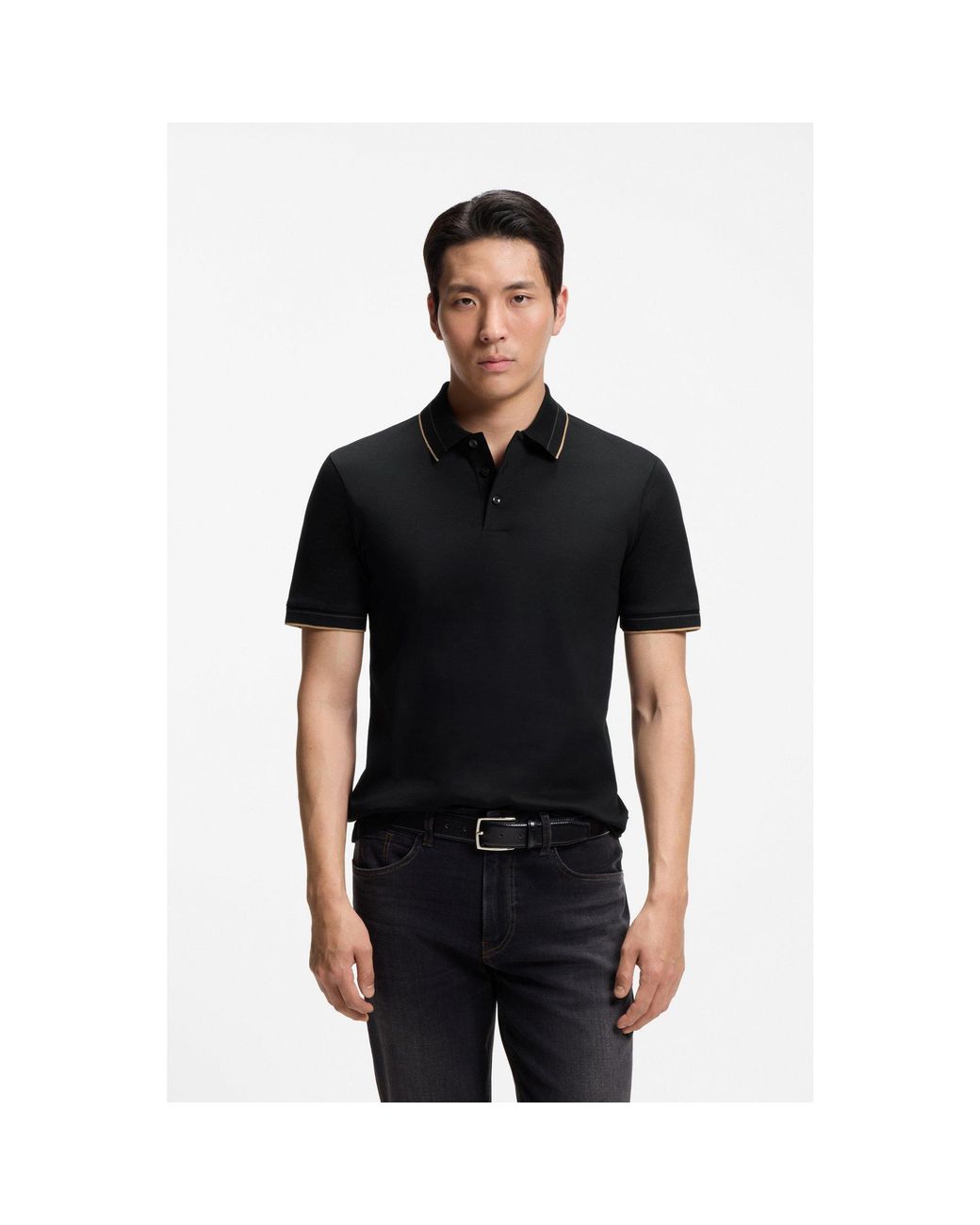 Boss Black Slim-Fit Polo Shirt for men