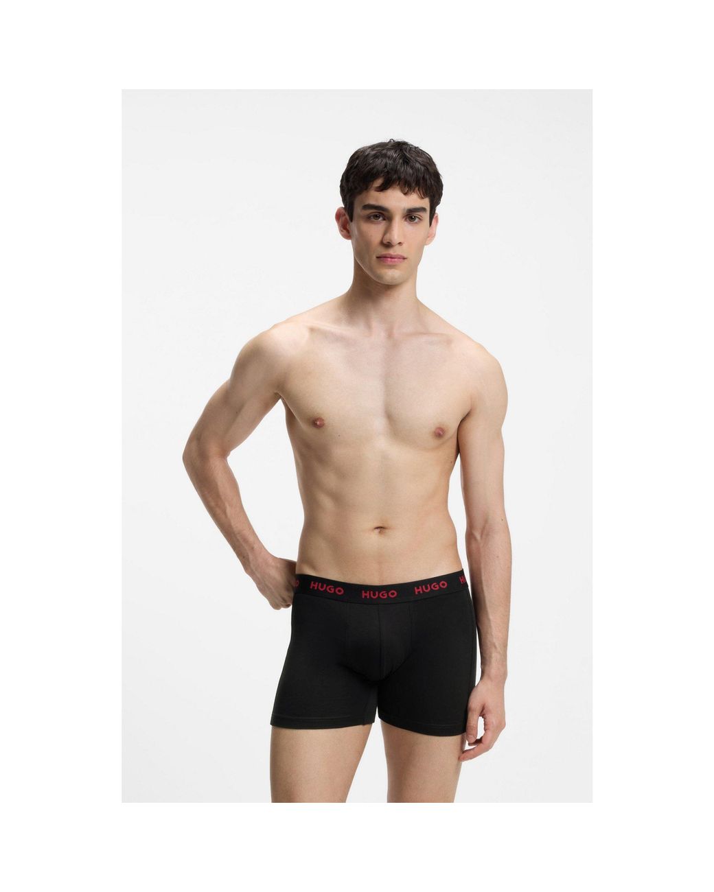 HUGO Green 3-Pack Boxer Briefs for men