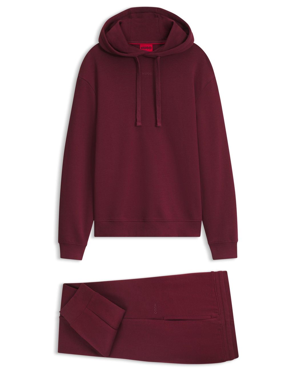 Conjunto De Chándal De Algodón HUGO de hombre de color Red
