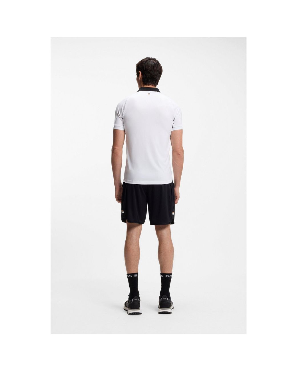 Boss Black Active Quick-Dry Slim-Fit Polo Shirt for men