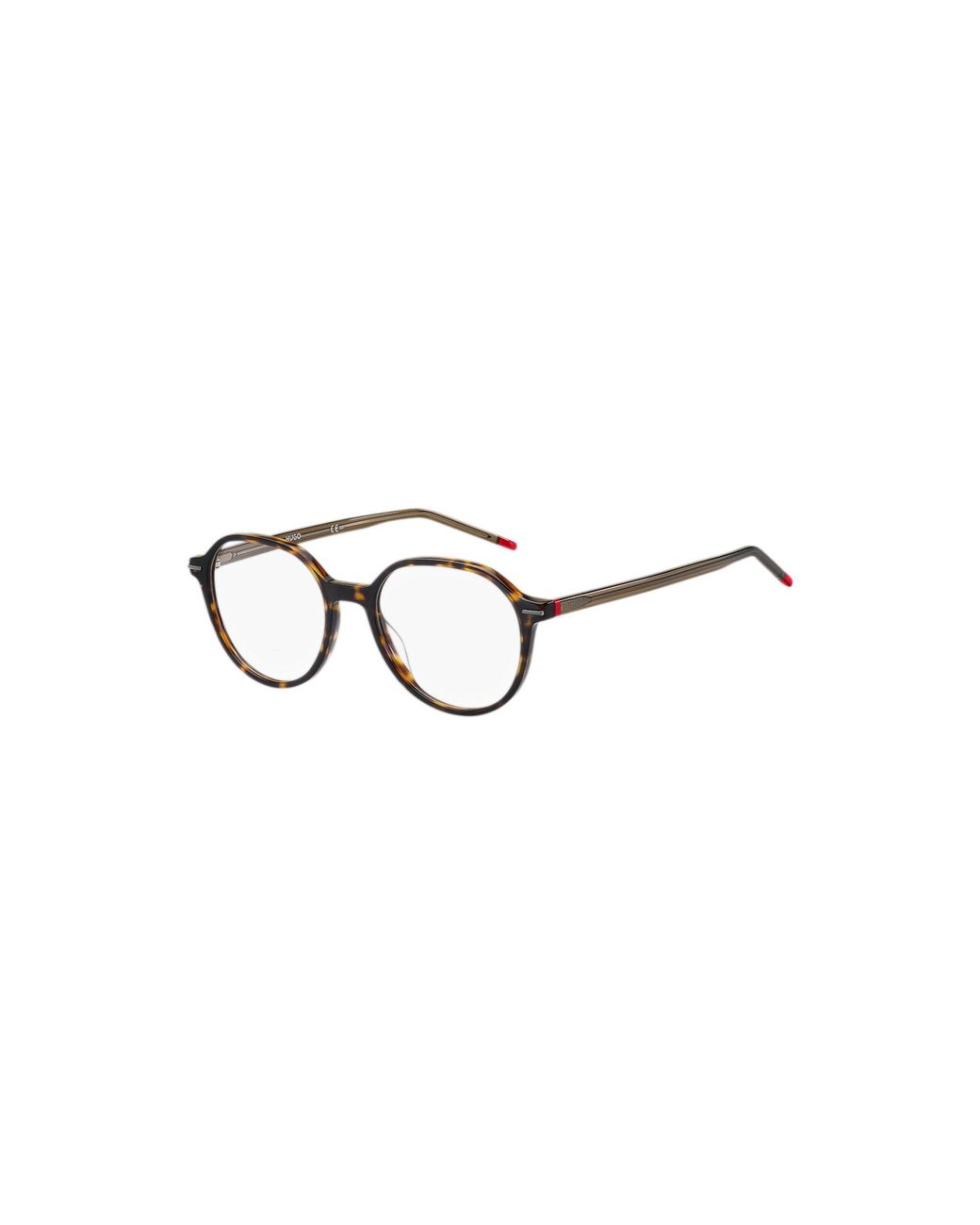 HUGO Multicolor Havana-Acetate Optical Frames With Details for men