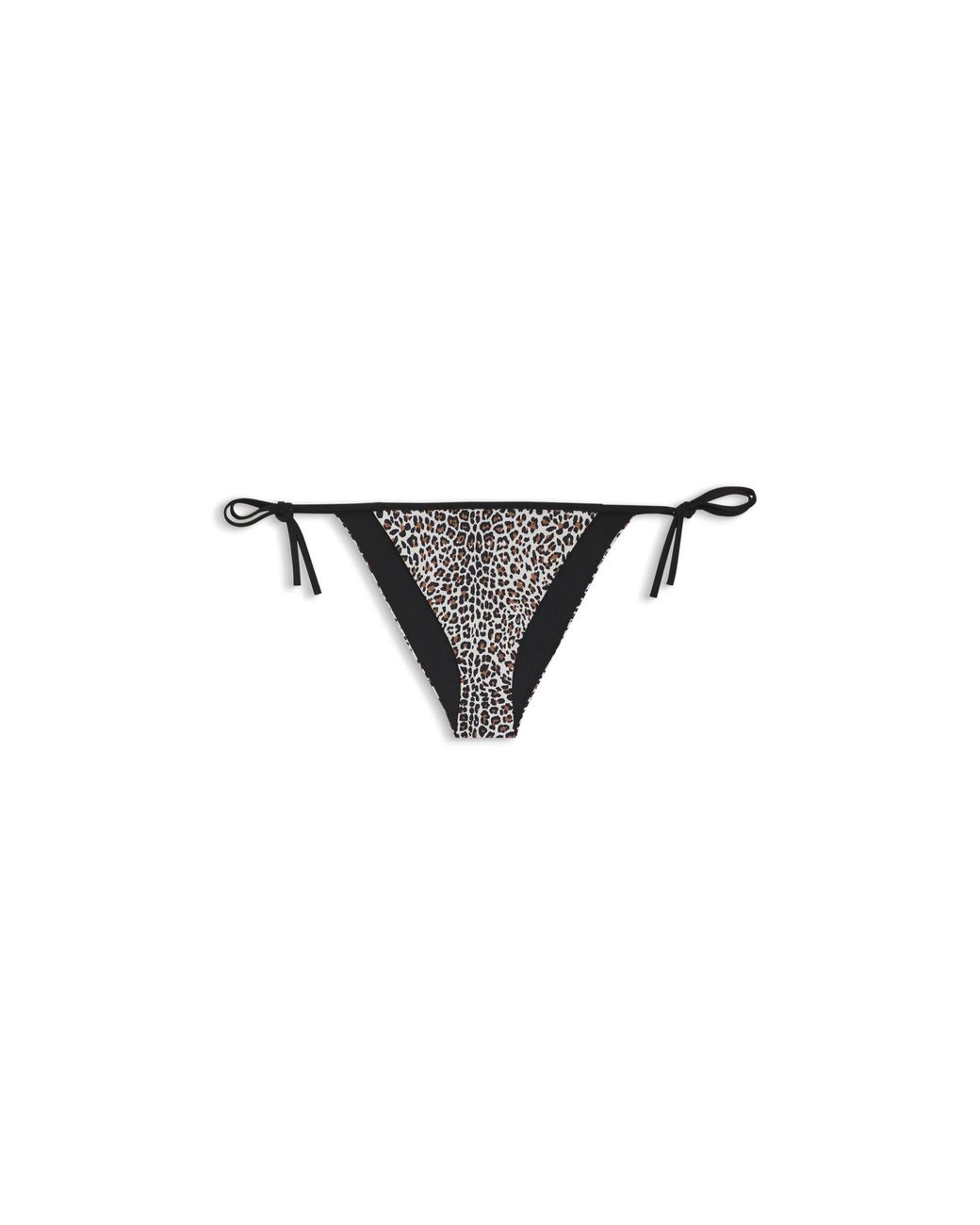 HUGO Black Bikini Bottoms With Printed Stacked Logos