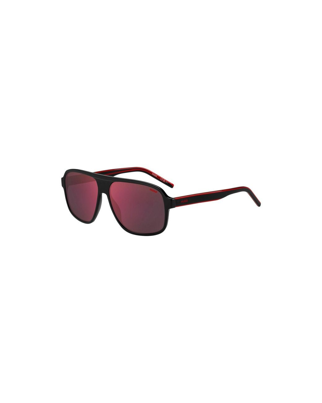 HUGO Brown Acetate Sunglasses With Shaded Lenses for men