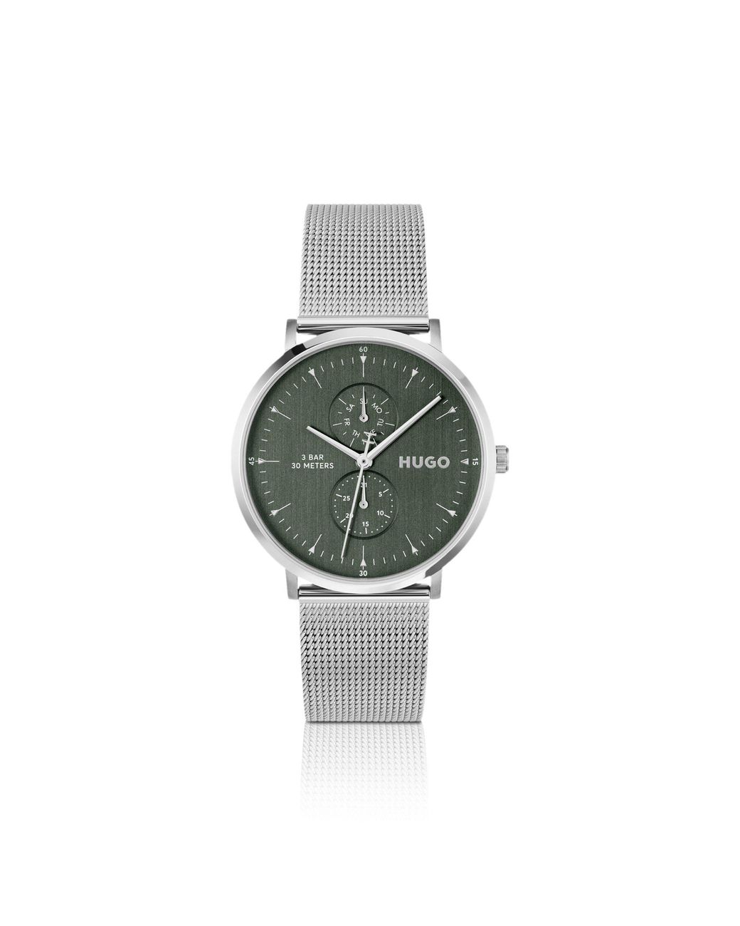 HUGO Gray Style-Tone Watch With Dial for men