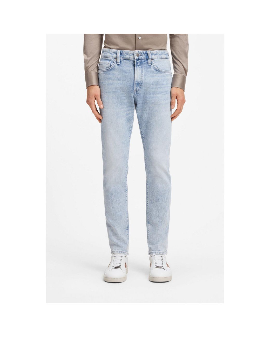Boss Blue Slim-Fit Jeans for men
