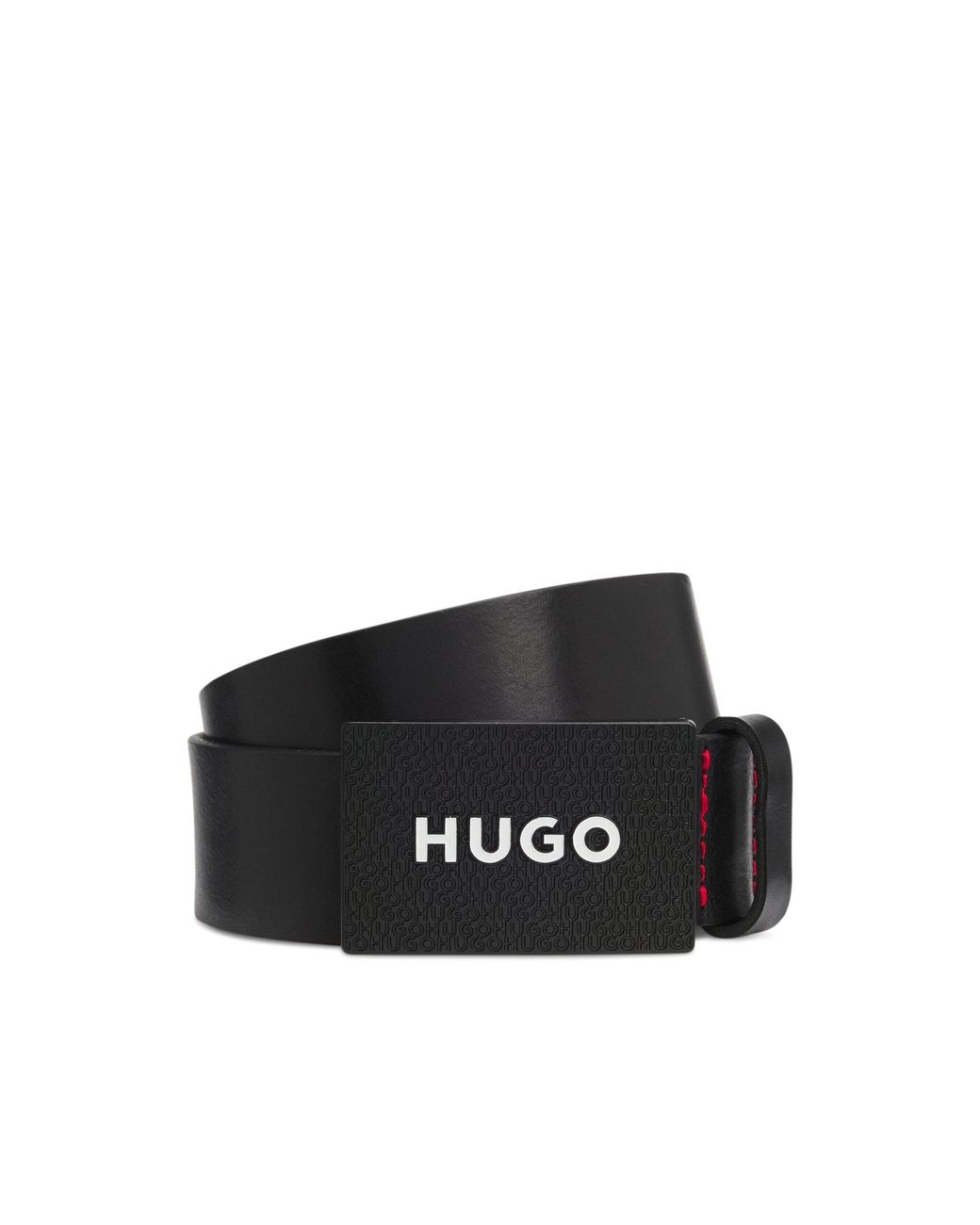 HUGO Black Men's Business Belts Size 36 for men