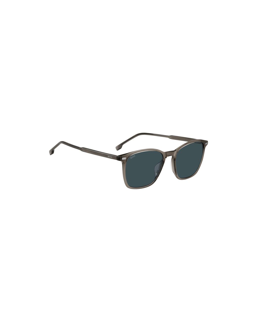 Boss Blue Sunglasses With Stripe Detail for men