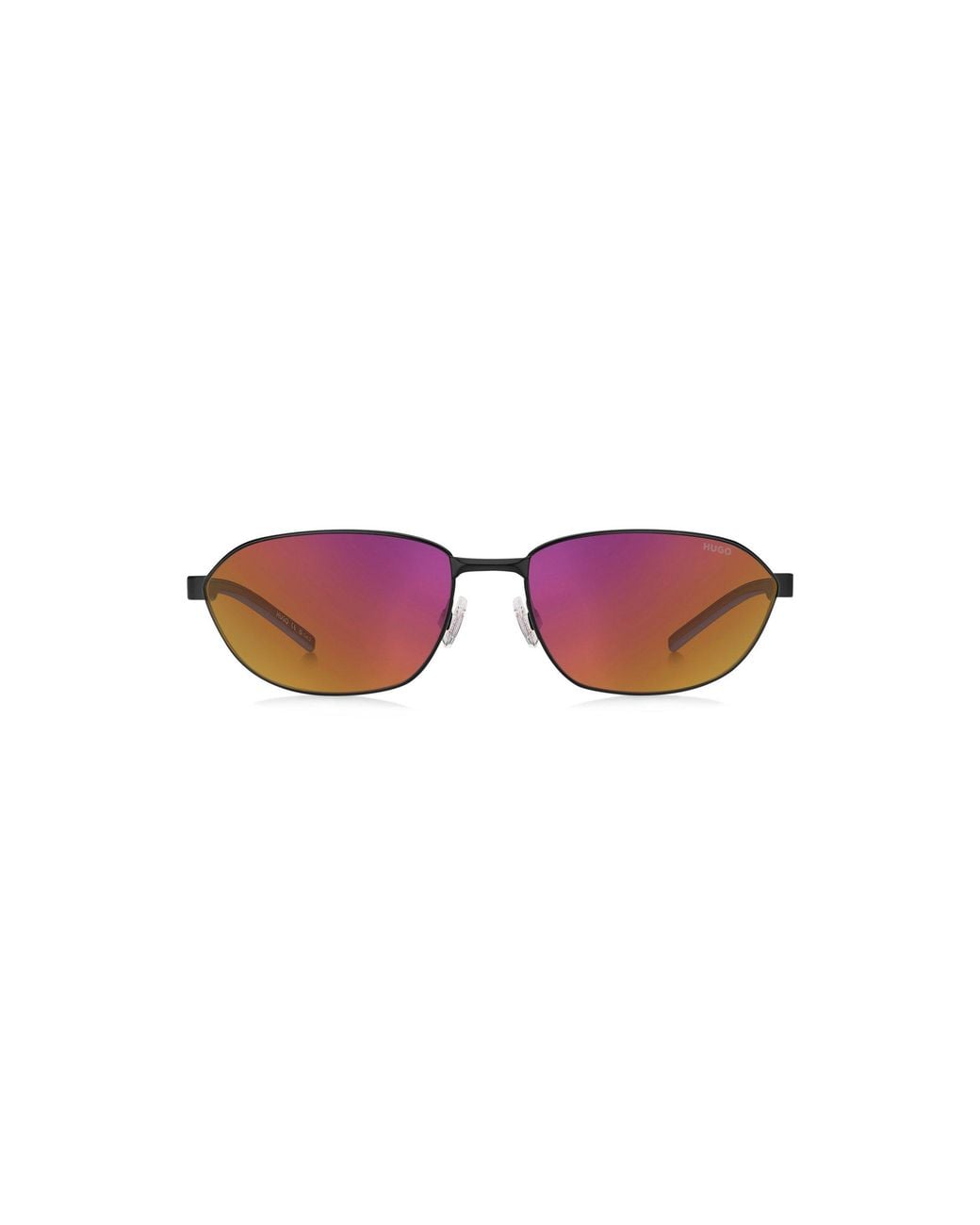 HUGO Multicolor Metal Sunglasses With Cut-Out Logo for men