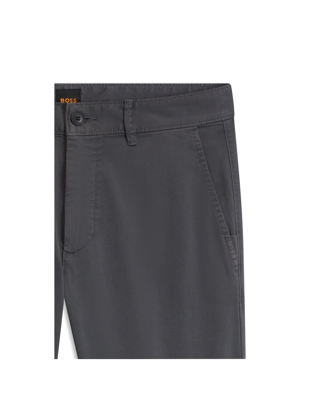 Boss Gray Slim-Fit Chinos for men