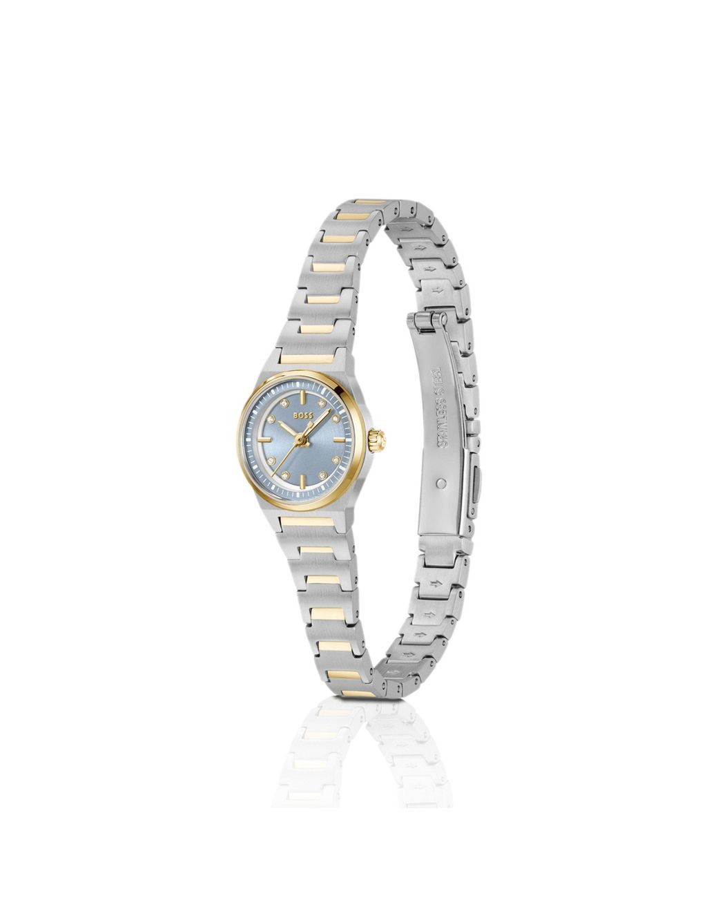 Boss Metallic Candor Gracey Two-Tone Watch With Crystal-Accented Dial