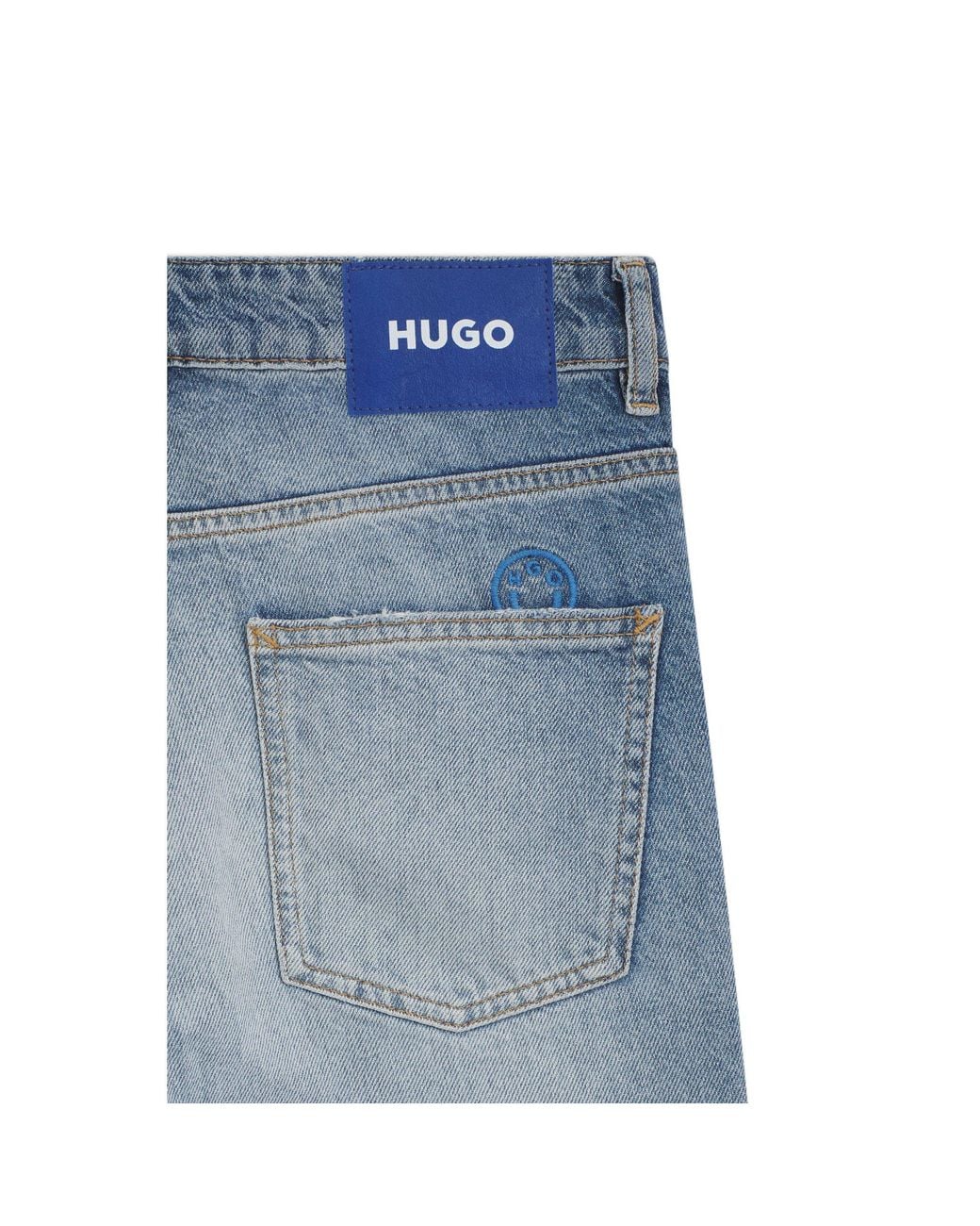 HUGO Blue Loose-Fit Jeans