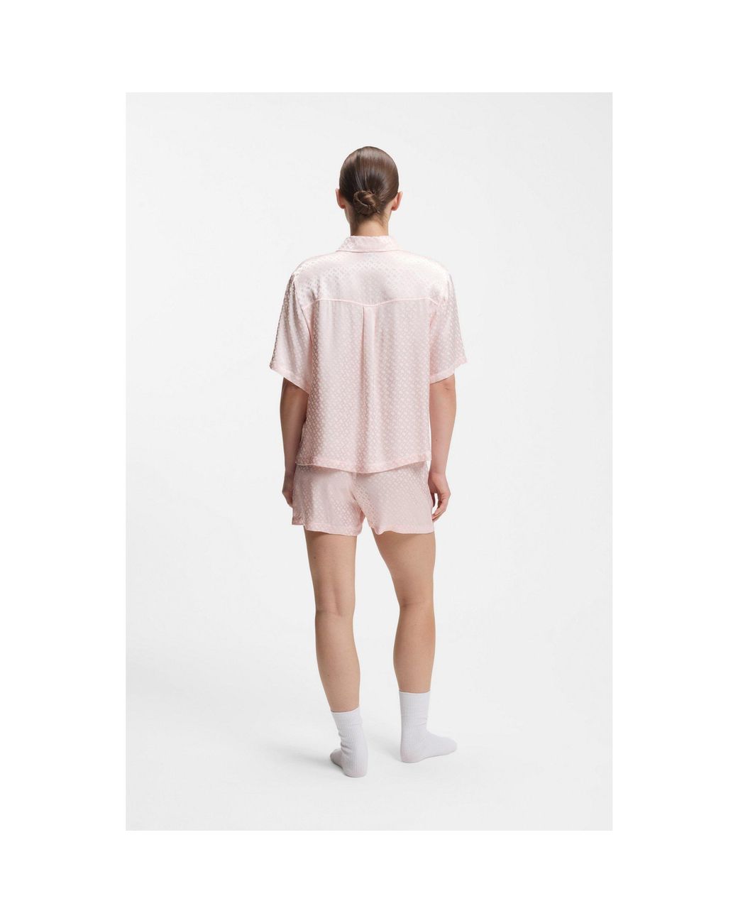 Boss Pink Pyjama Shirt