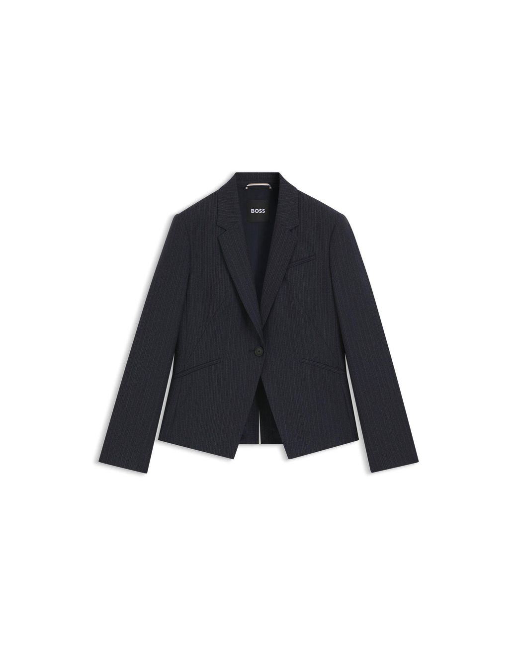 Boss Blue Slim-Fit Blazer