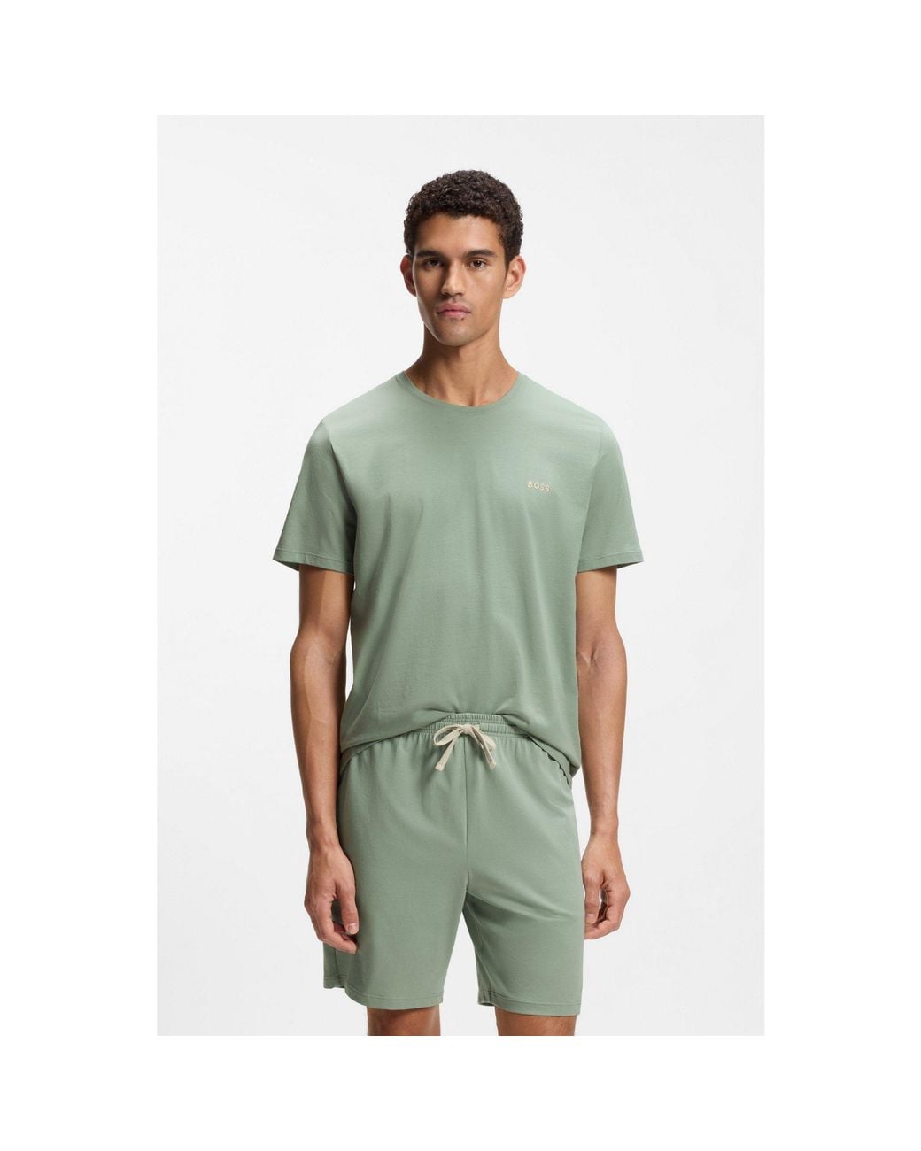 Boss Green Stretch-Cotton T-Shirt for men