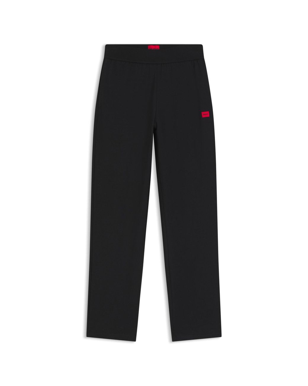 HUGO Black Tracksuit Bottoms