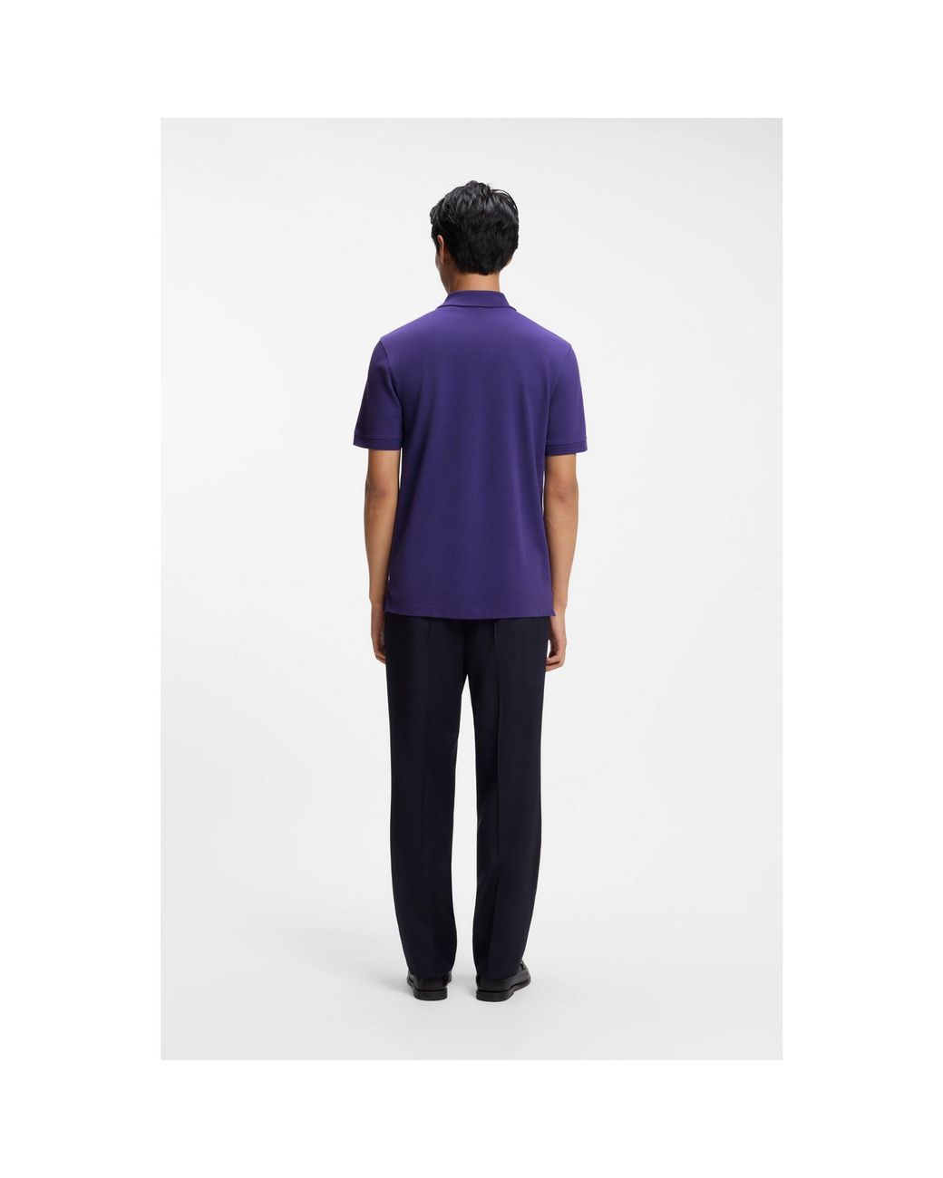 Boss Purple Versatile Polo Shirt for men