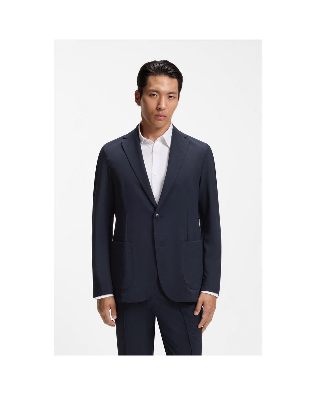 Boss Blue Slim-Fit Blazer for men
