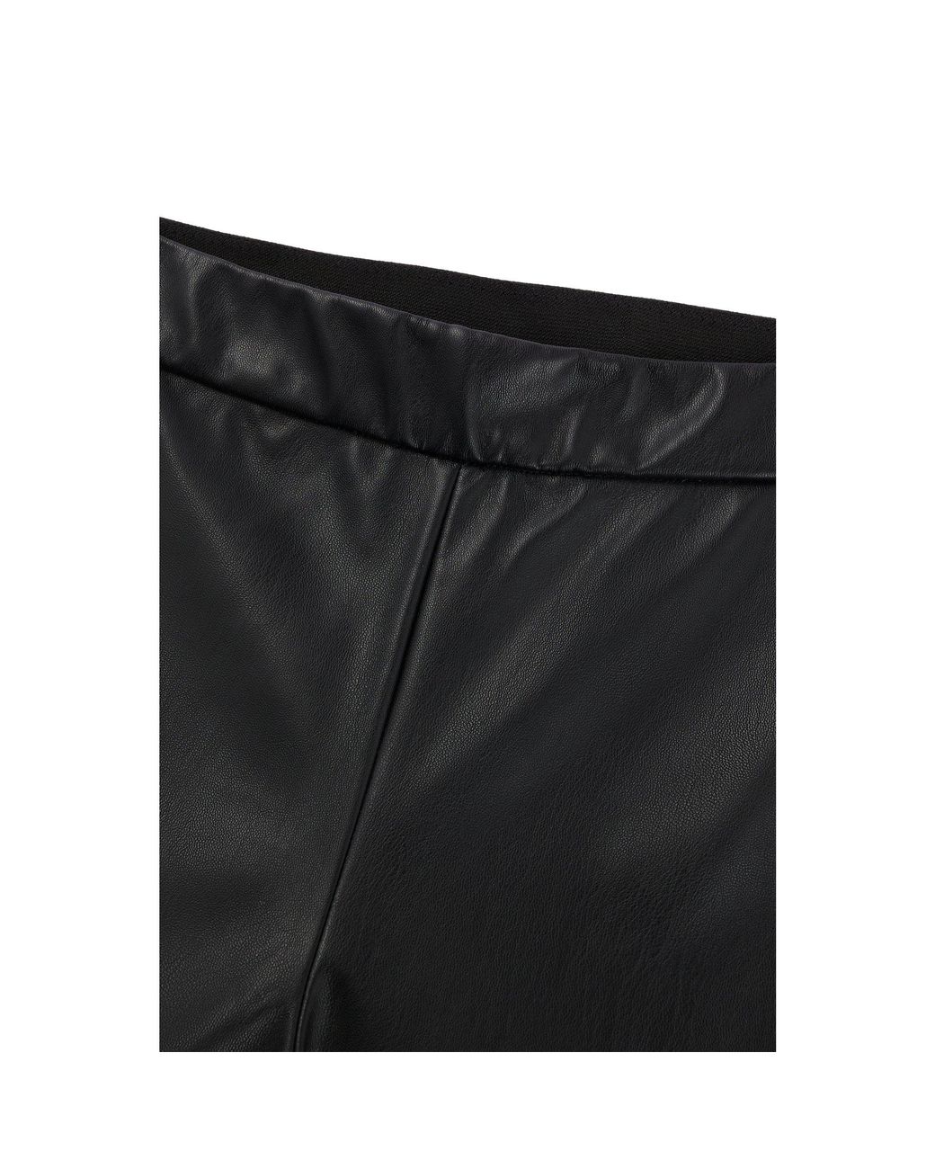 Boss Black Skinny-Fit High-Waisted Trousers With Side Zip